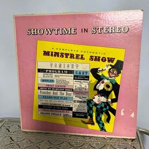 A Complete Authentic Minstrel Show Library Copy LP Record Somerset